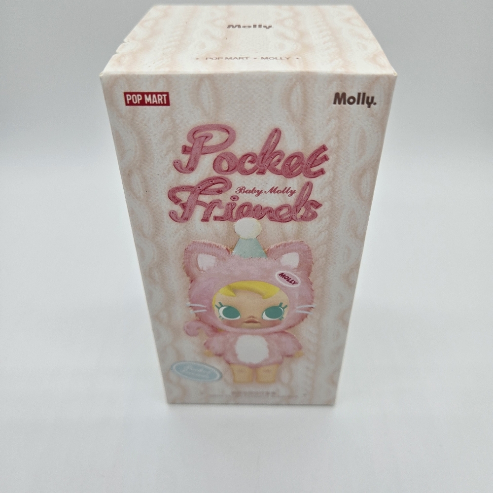NEW AUTHENTIC POP MART Baby Molly Pocket Friends Vinyl Plush Pendant Blind Box